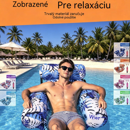💦📢Skladacia plávajúca pohovka s operadlom