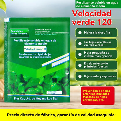 🌿8 bolsas por 27€🌿Fertilizante foliar hidrosoluble con clorofila para flores, frutales y hortalizas. Favorece el crecimiento radicular y de las plántulas, y aumenta la producción. Fertilizante agrícola hidrosoluble.