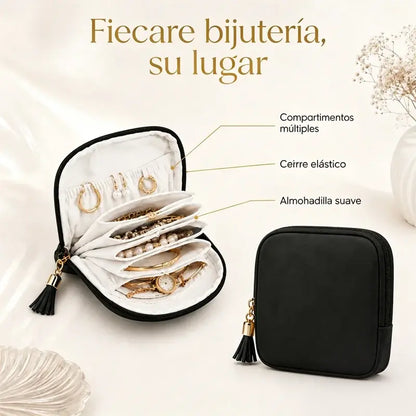 👝✨ Mini neceser multifuncional para mujer, ideal para guardar cosméticos, pintalabios, joyas y monedas.