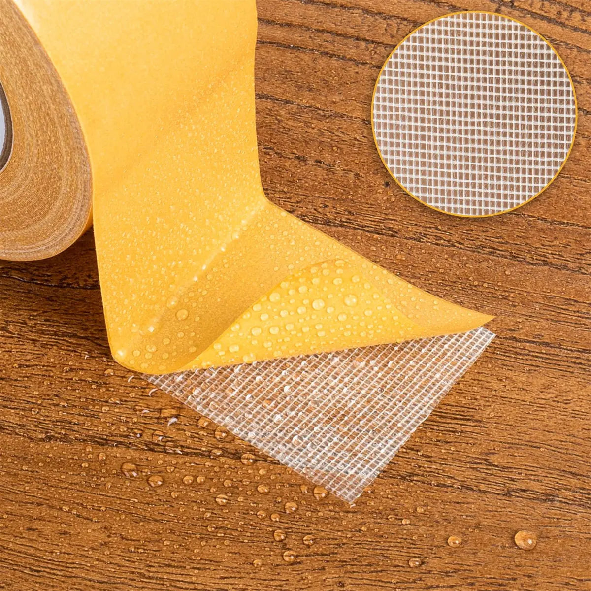 【30mm*10m】Adhesivo multifuncional de doble cara, de alta viscosidad, que no deja residuos tras su retirada.
