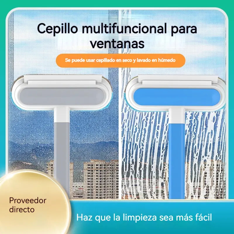 🧼✨Cepillo de limpieza multiusos 2 en 1✨Ayuda de limpieza eficaz