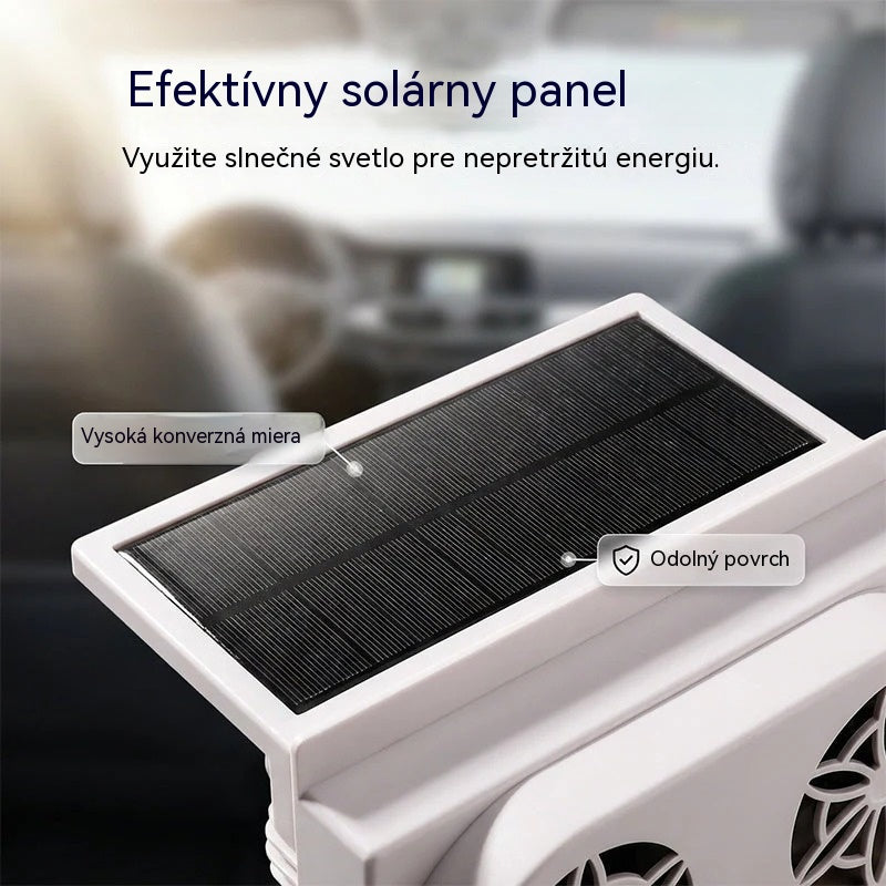 50% ZĽAVA 🌀 Solárny ventilátor do auta