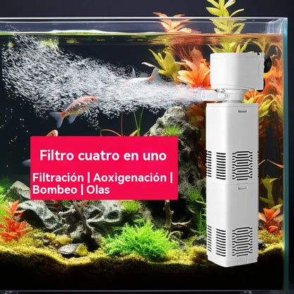 【6W】💦Filtro eléctrico silencioso para acuario🐟