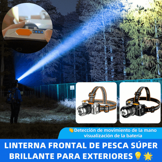 💡🌟【50%OFF】🔥🔥 Luz de pesca nocturna para exteriores con sensor inteligente repelente de mosquitos infrarrojos de larga duración
