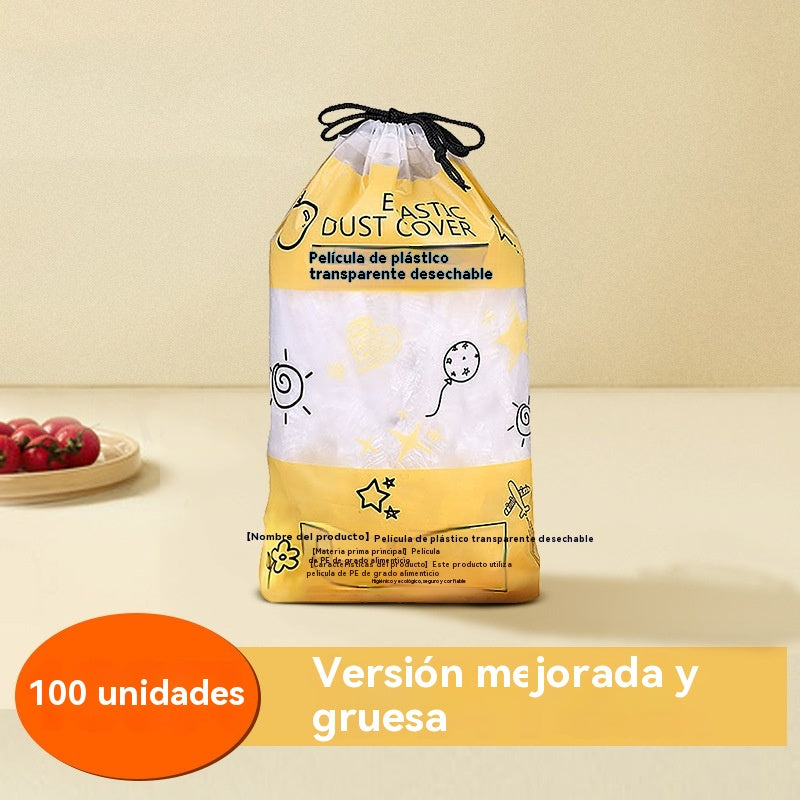 【2 bolsa, 200 piezas】Tapa de frescura desechable de grado alimenticio