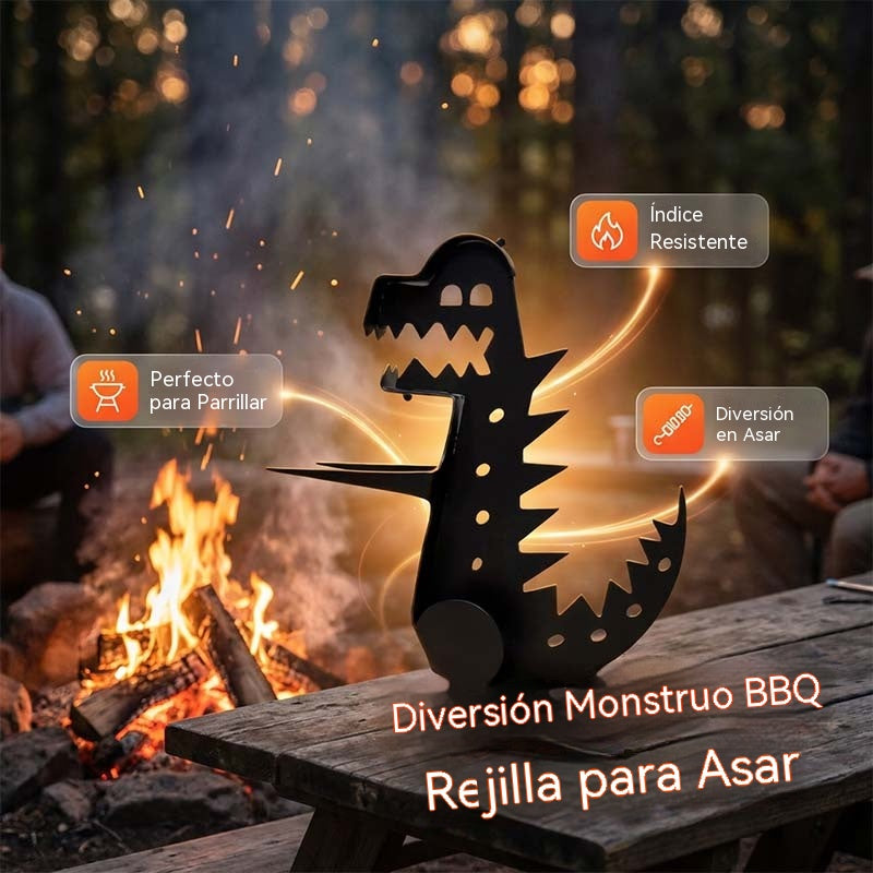 Asador de perritos calientes divertido