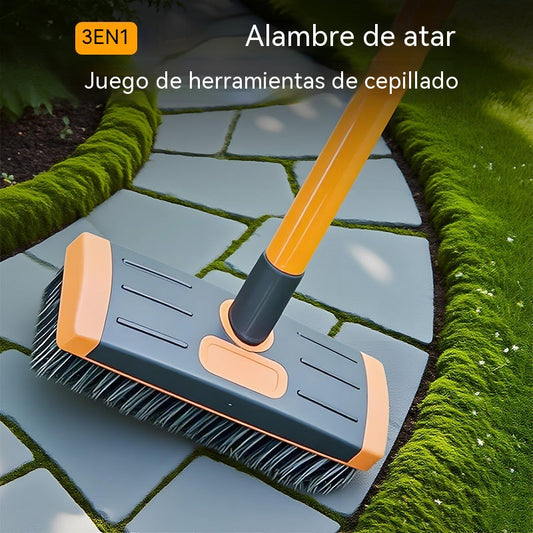 🧹 Juego de herramientas 3 en 1: cepillo de alambre para deshierbar – Cepillo de alambre duradero ideal para patios, entradas de vehículos y senderos de jardín 🏡