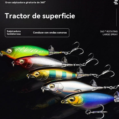 🔥【5 piezas】Señuelo de hélice para tractor de superficie