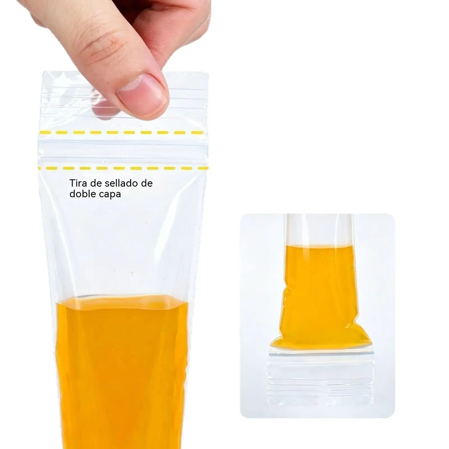 [100 piezas 23 euros]Bolsas desechables para moldes de paletas heladas