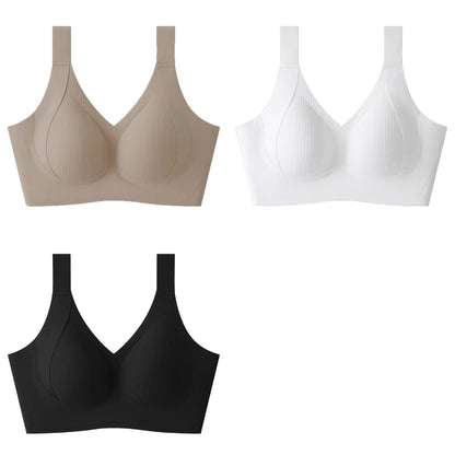 😍【Paquete de 3】Sujetador inalámbrico de una pieza para mujer❤️【40-95 kg】