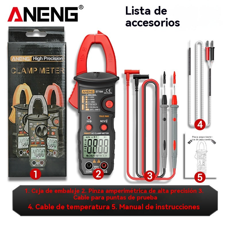 🔥【Oferta por tiempo limitado】🛠️Pinza digital inteligente, pinza de electricista multifuncional✅pinza amperimétrica de alta precisión✅ identificación completamente automática.