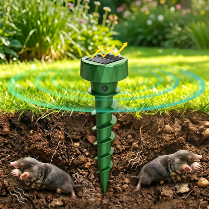 🔥【57% DE DESCUENTO】🔥Repelente ultrasónico solar para animales de exterior: puede ahuyentar pájaros y animales.