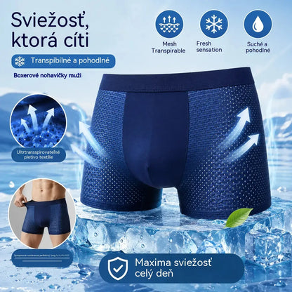 🔥【4 kusy za 26 eur】Priedušné a pohodlné sieťované boxerky pre mužov