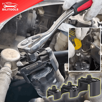 【60-80mm】Llave de extracción de filtro de automóvil ajustable en forma de U