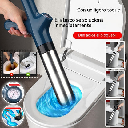 🎁🎁Nueva herramienta para desatascar inodoros y tuberías domésticas: desatasca desagües e inodoros en un segundo.