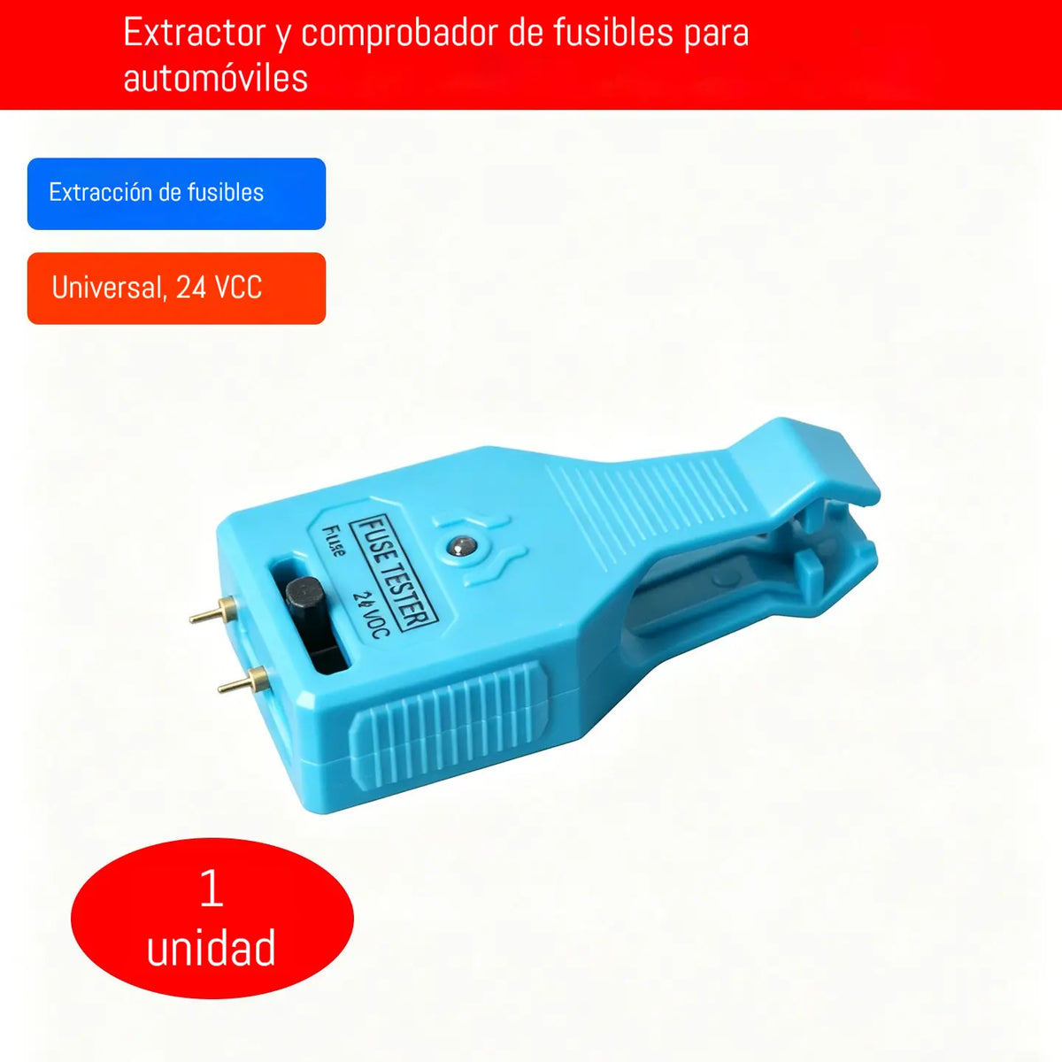 🚗💡⚡Probador de fusibles y clips de fusibles para automóviles con luz LED