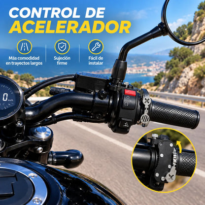 📢📢 ¡¡50% DE DESCUENTO!! ⏰ Bloqueador mecánico de acelerador para moto – Largas distancias