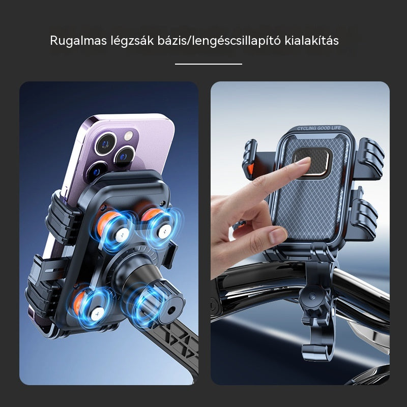 ❄️ Nyári frissesség 50% kedvezménnyel! 📱 Vízálló telefontartó (motorkerékpárra és biciklire) – Rezgéscsillapító okostelefon-tartó egykezes zárszerkezettel.