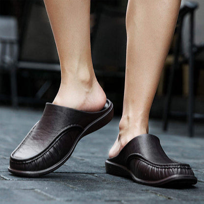 2026 Pantuflas informales para hombre, medias pantuflas transpirables para hombre